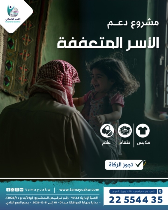 مشروع دعم الأسر المتعففة